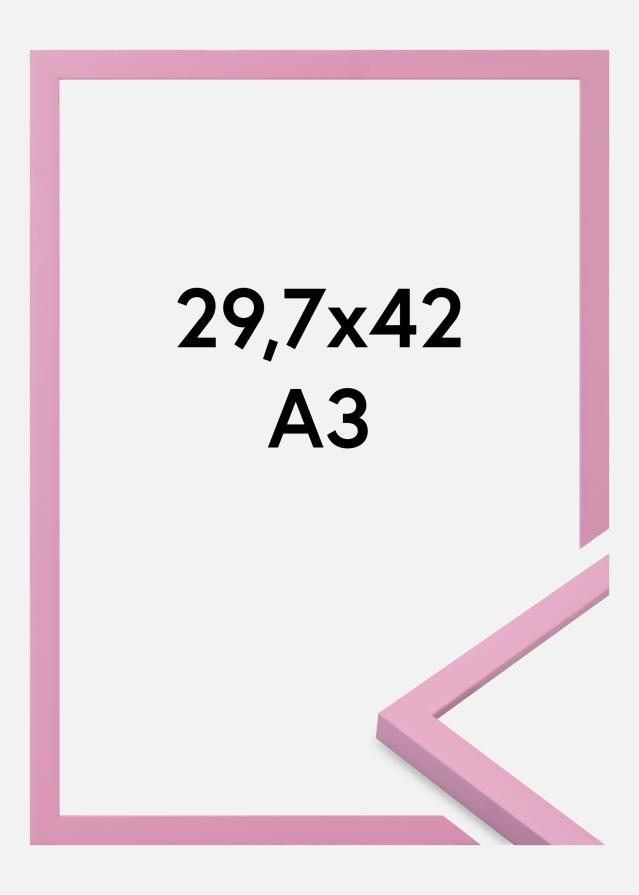 Jämtlands Ramfabrik Frame Kent Acrylic Glass Pink 29.7x42 cm (A3)