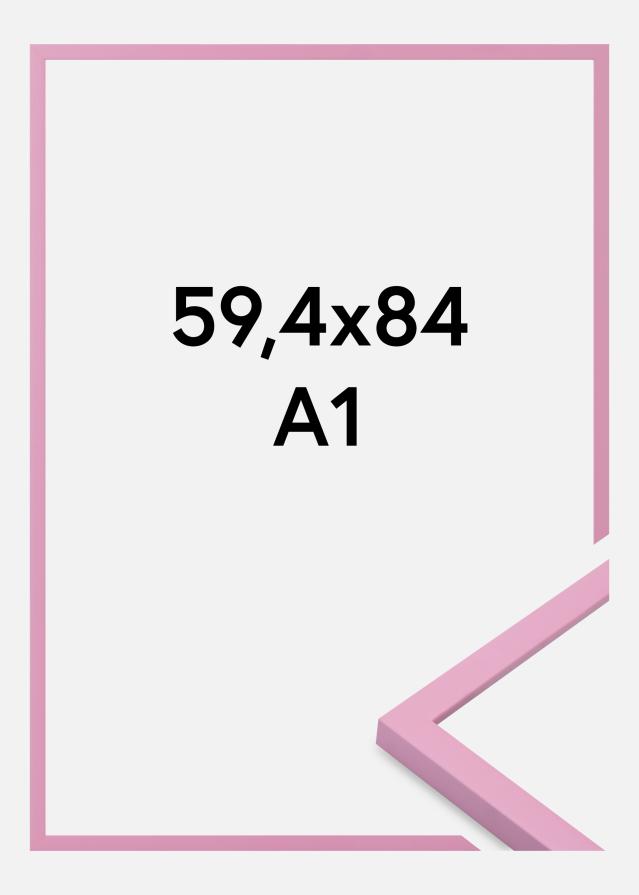 Jämtlands Ramfabrik Frame Kent Acrylic Glass Pink 59.4x84 cm (A1)