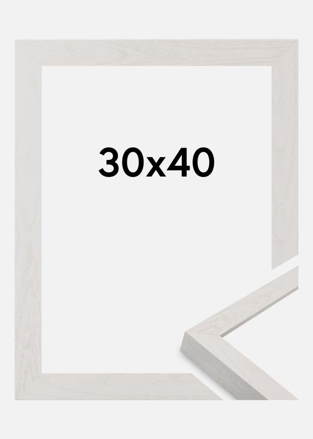 Jämtlands Ramfabrik Frame Wells Acrylic Glass White 30x40 cm