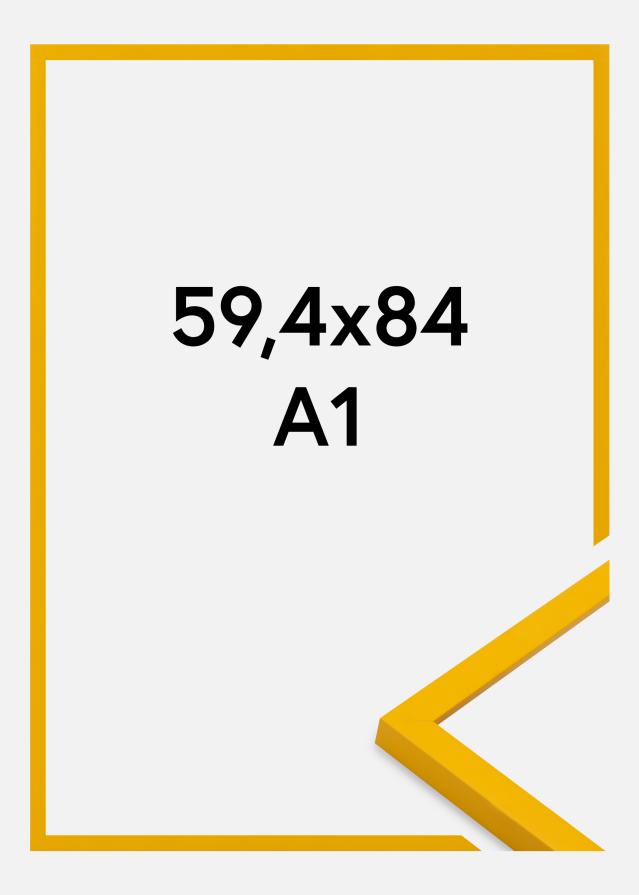 Jämtlands Ramfabrik Frame Kent Acrylic Glass Gold 59.4x84 cm (A1)