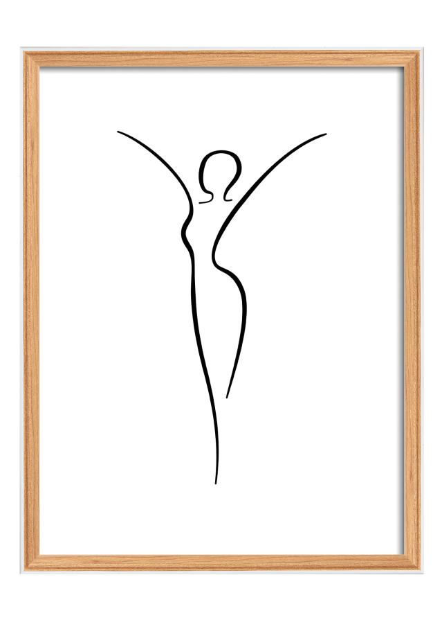 Walther Frame Silhouette Oak 30x40 cm
