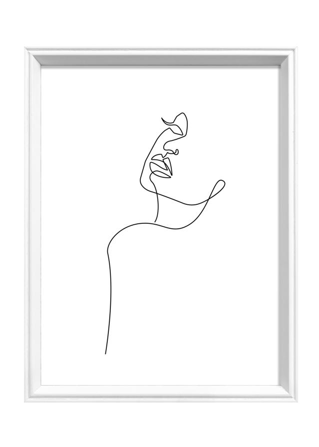 Walther Frame Silhouette White 18x24 cm