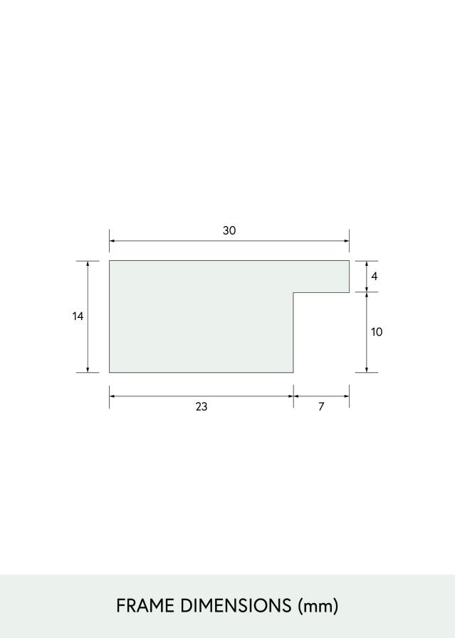 BGA BGA Select Wide Acrylic glass Black 42x59,4 cm (A2)