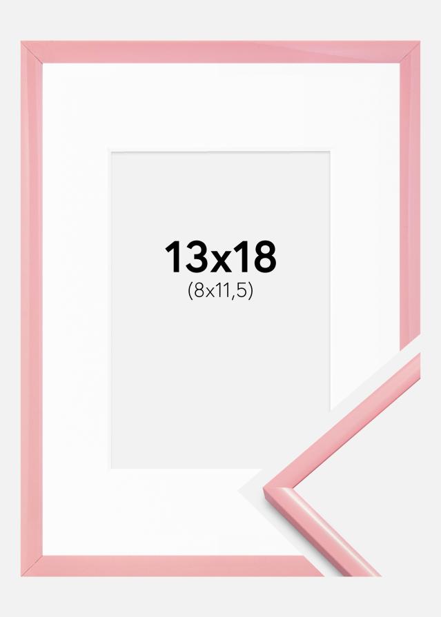 Ram med passepartou Frame New Lifestyle Pink 13x18 cm - Mounts White 9x12 cm