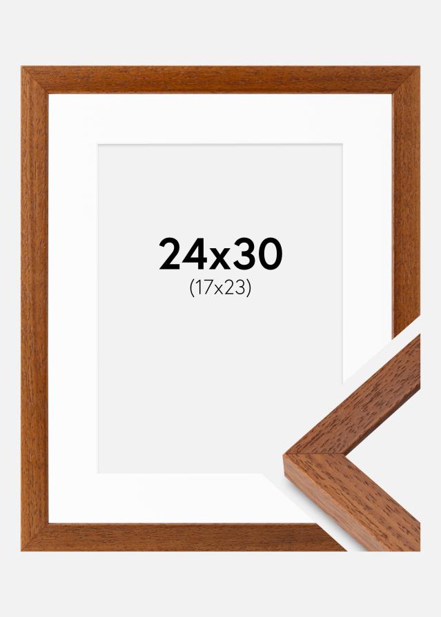 Ram med passepartou Frame Hermes Book 24x30 cm - Mounts White 18x24 cm