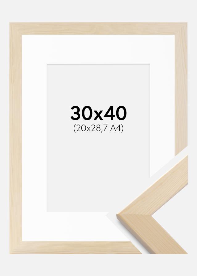 Ram med passepartou Frame Trendline Nature 30x40 cm - Mounts White 21x29.7 cm