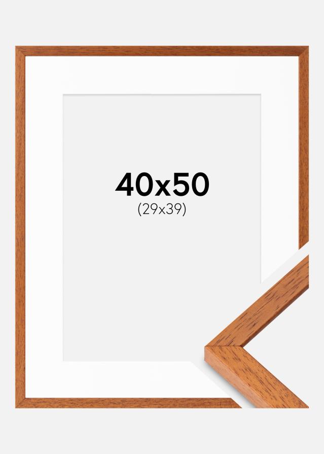 Ram med passepartou Frame Ares Cherry 40x50 cm - Mounts White 30x40 cm