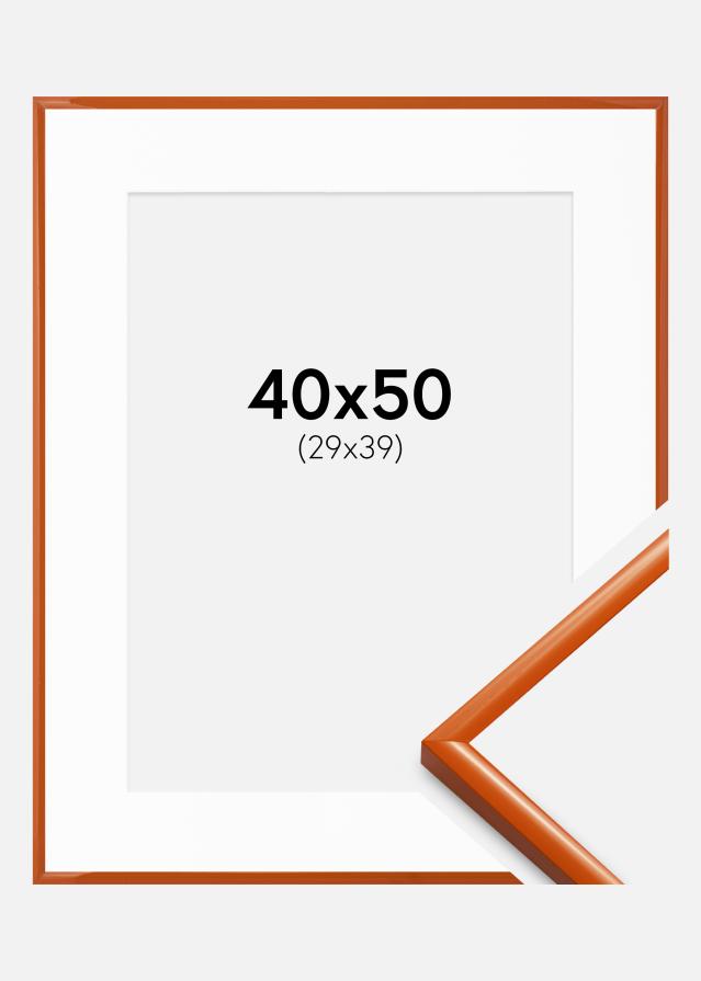Ram med passepartou Frame New Lifestyle Orange 40x50 cm - Mounts White 30x40 cm