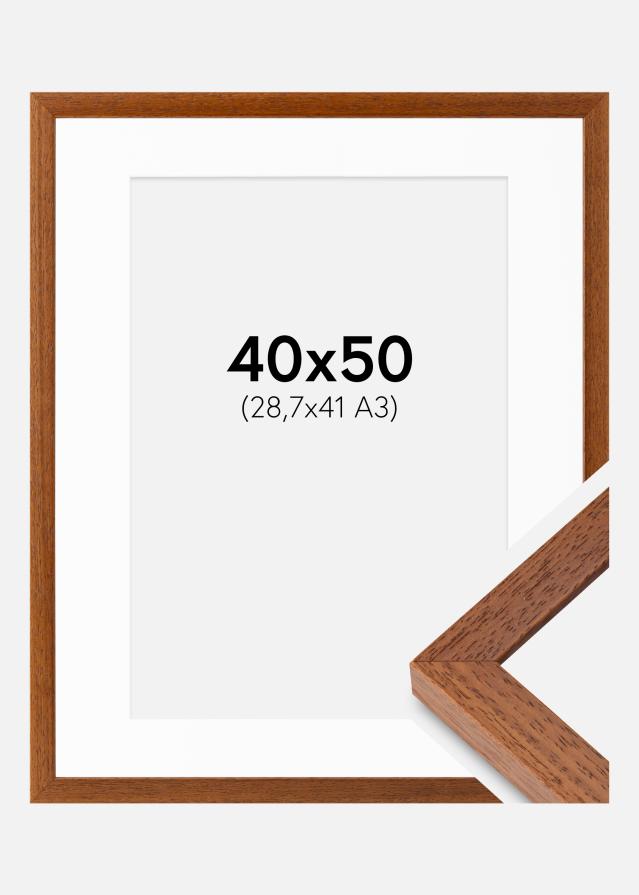 Ram med passepartou Frame Hermes Book 40x50 cm - Mounts White 29.7x42 cm