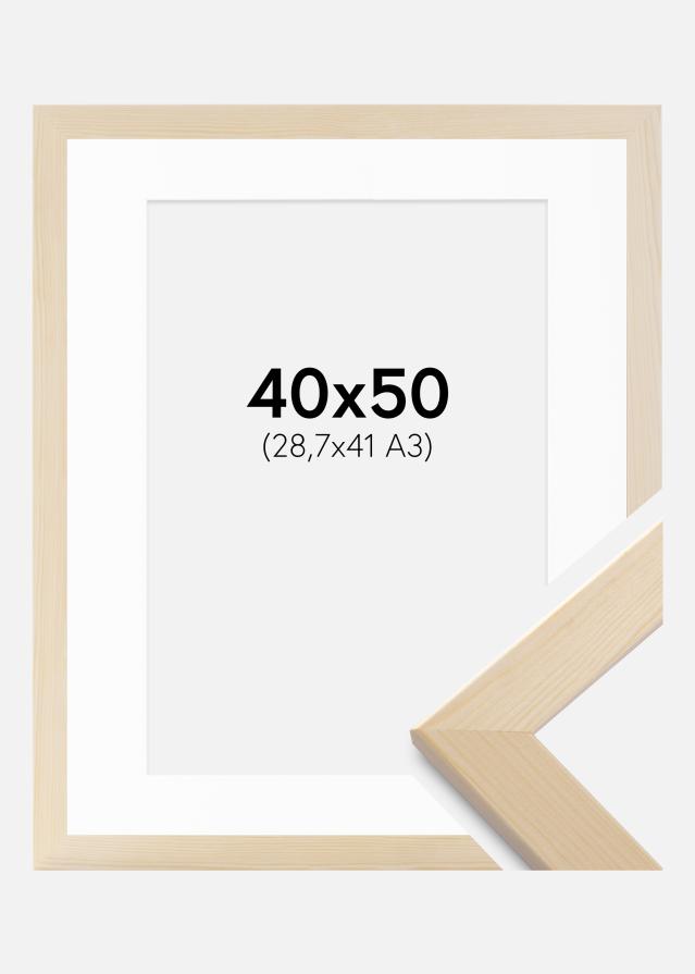 Ram med passepartou Frame Trendline Nature 40x50 cm - Mounts White 29.7x42 cm