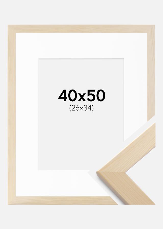 Ram med passepartou Frame Trendline Nature 40x50 cm - Mounts White 27x35 cm