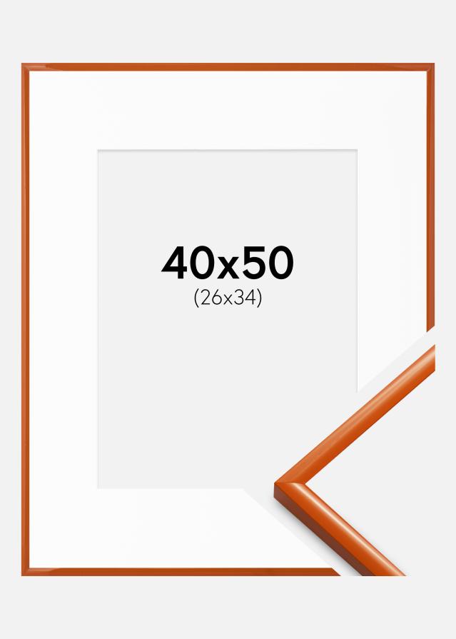 Ram med passepartou Frame New Lifestyle Orange 40x50 cm - Mounts White 27x35 cm