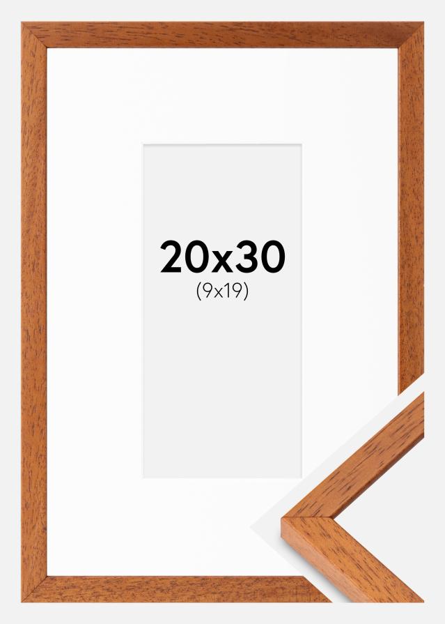 Ram med passepartou Frame Ares Cherry 20x30 cm - Mounts White 10x20 cm