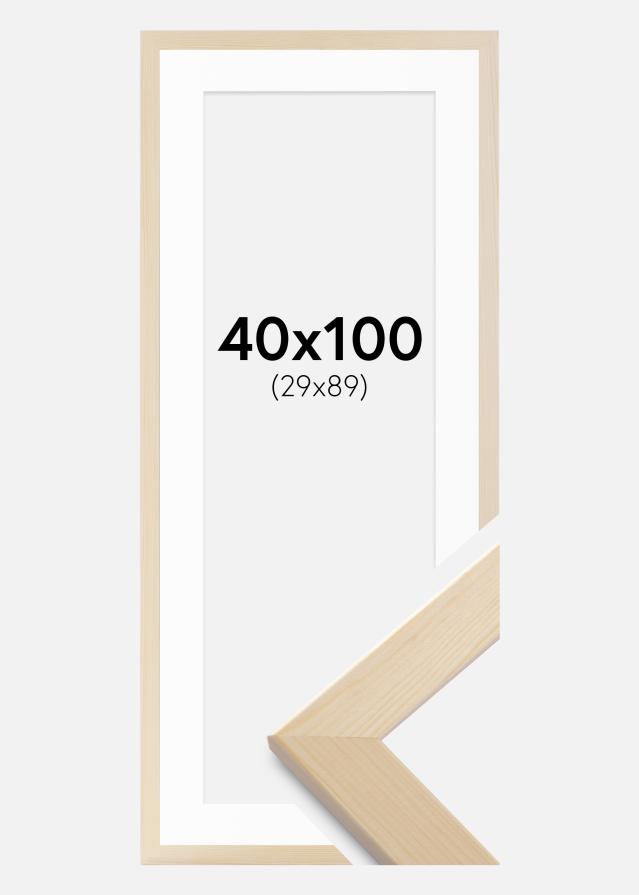 Ram med passepartou Frame Trendline Nature 40x100 cm - Mounts White 30x90 cm