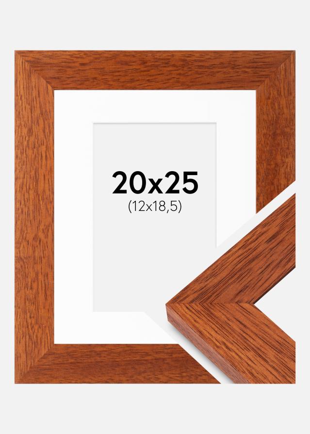 Ram med passepartou Frame Juno Cherry 20x25 cm - Mounts White 13x19.5 cm
