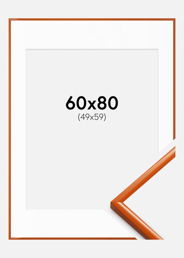 Ram med passepartou Frame New Lifestyle Orange 60x80 cm - Mounts White 50x60 cm