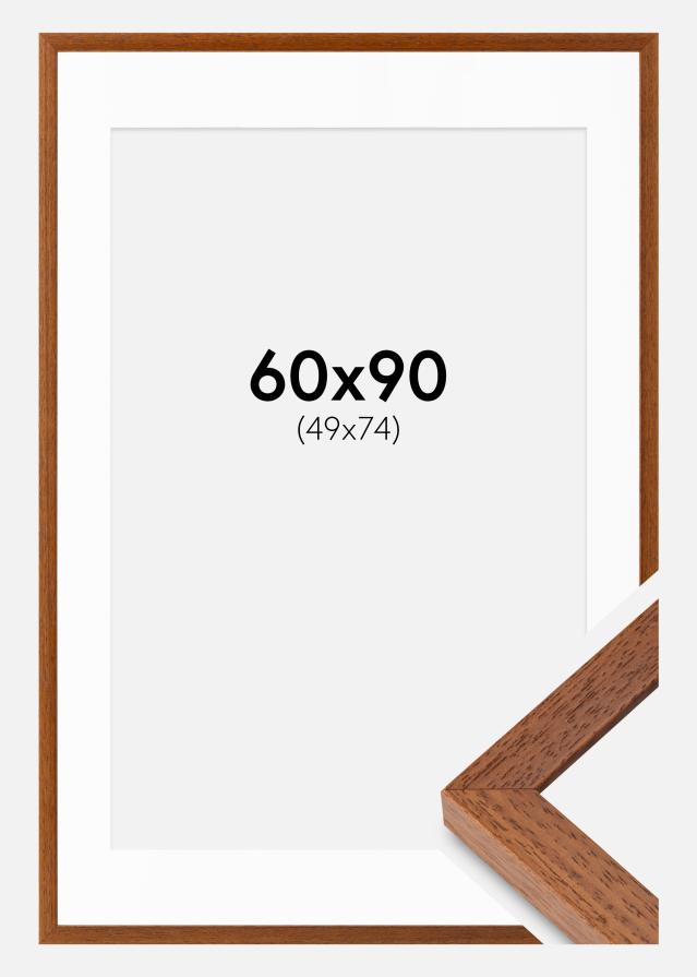 Ram med passepartou Frame Hermes Book 60x90 cm - Mounts White 50x75 cm