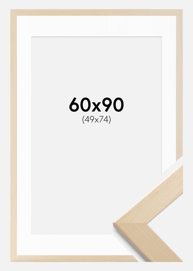 Ram med passepartou Frame Trendline Nature 60x90 cm - Mounts White 50x75 cm