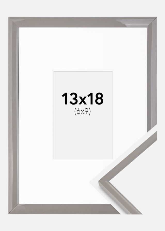 Ram med passepartou Frame New Lifestyle Earth Grey 13x18 cm - Mounts White 7x10 cm