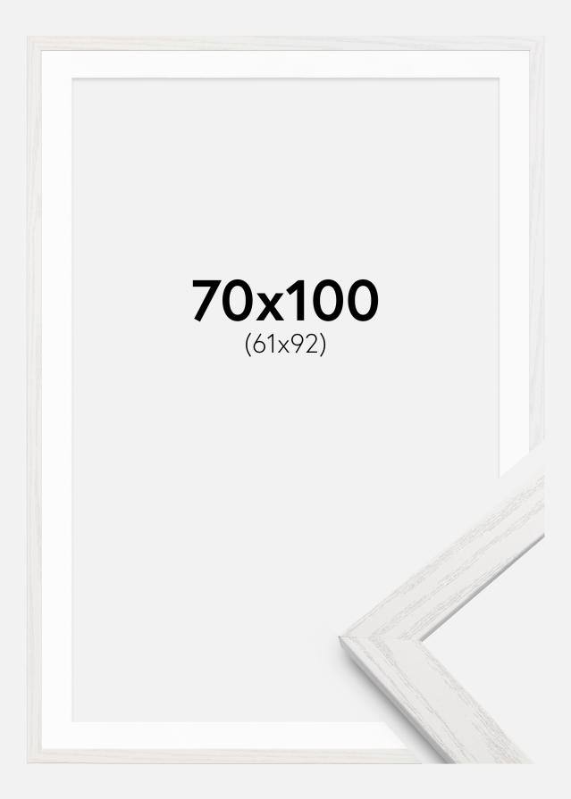 Ram med passepartou Frame Stilren White Oak 70x100 cm - Mounts White 62x93 cm
