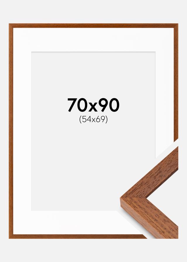 Ram med passepartou Frame Hermes Book 70x90 cm - Mounts White 55x70 cm