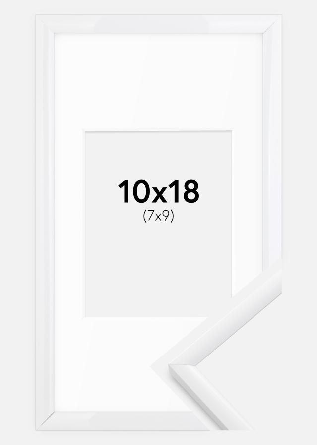 Ram med passepartou Frame New Lifestyle White 10x18 cm - Mounts White 8x10 cm