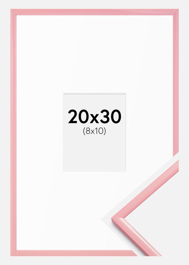 Ram med passepartou Frame New Lifestyle Pink 20x30 cm - Mounts White 9x11 cm