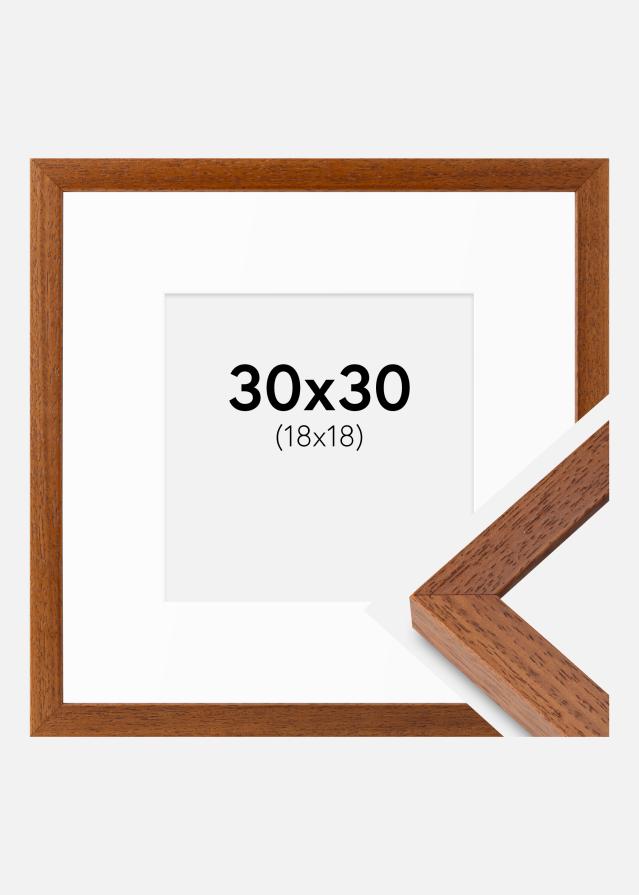 Ram med passepartou Frame Hermes Book 30x30 cm - Mounts White 19x19 cm