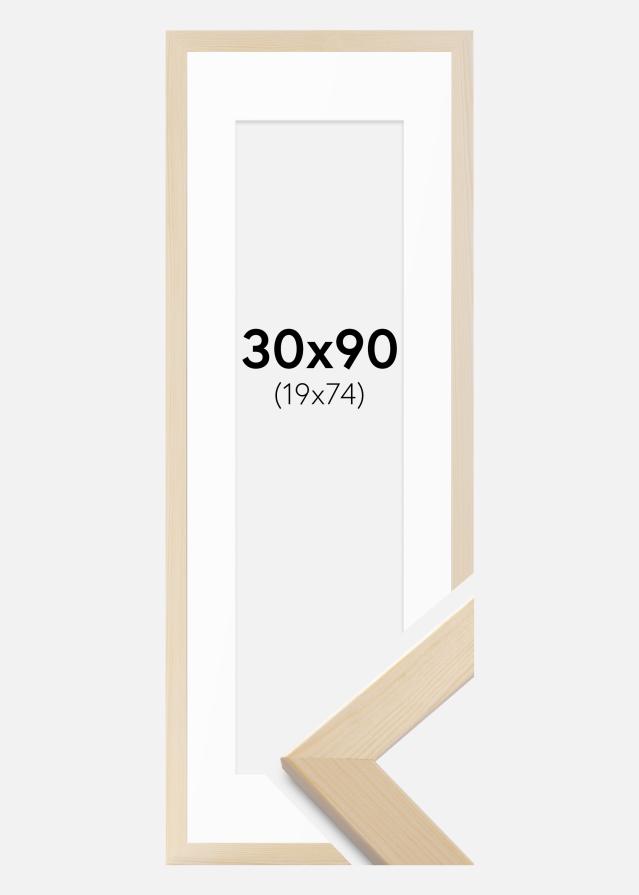 Ram med passepartou Frame Trendline Nature 30x90 cm - Mounts White 20x75 cm
