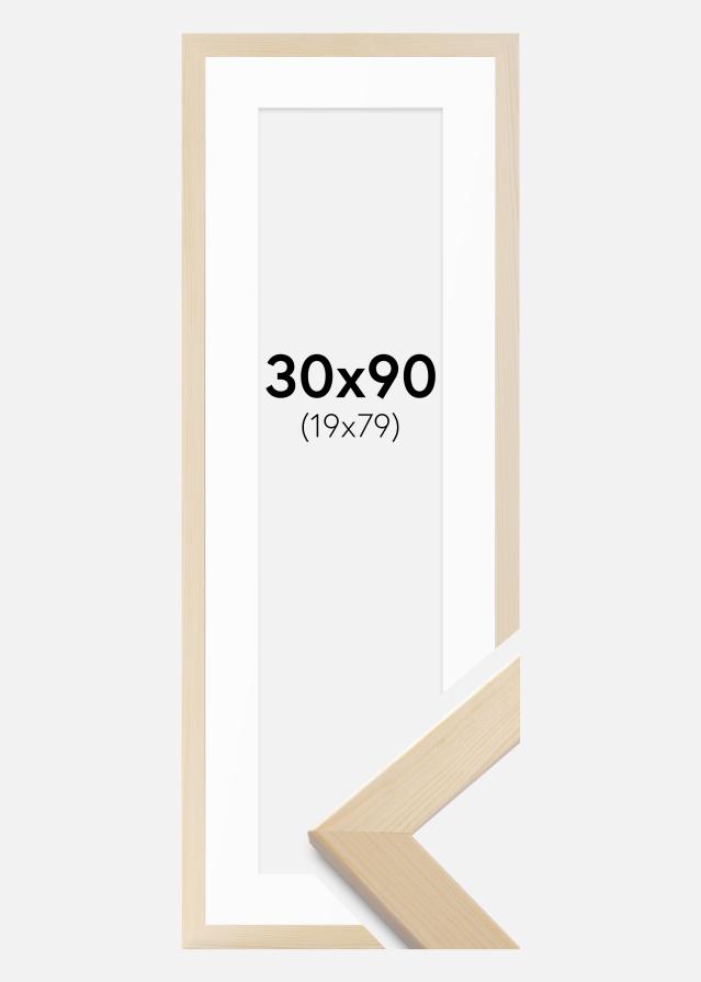 Ram med passepartou Frame Trendline Nature 30x90 cm - Mounts White 20x80 cm