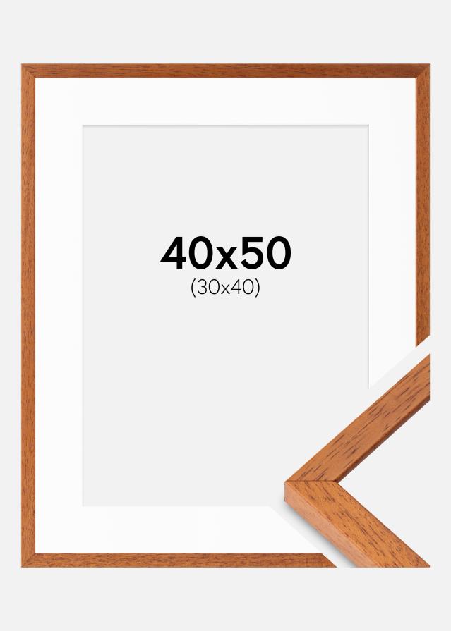 Ram med passepartou Frame Ares Cherry 40x50 cm - Mounts White 31x41 cm