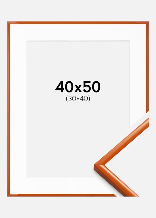 Ram med passepartou Frame New Lifestyle Orange 40x50 cm - Mounts White 31x41 cm