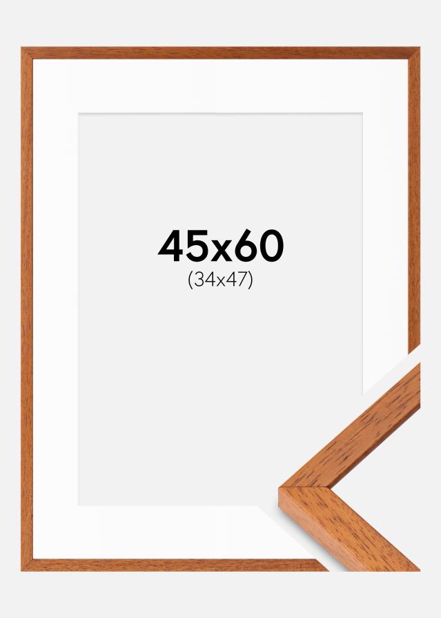 Ram med passepartou Frame Ares Cherry 45x60 cm - Mounts White 35x48 cm