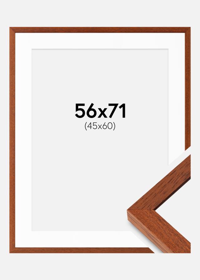 Ram med passepartou Frame Hermes Cherry 56x71 cm - Mounts White 46x61 cm