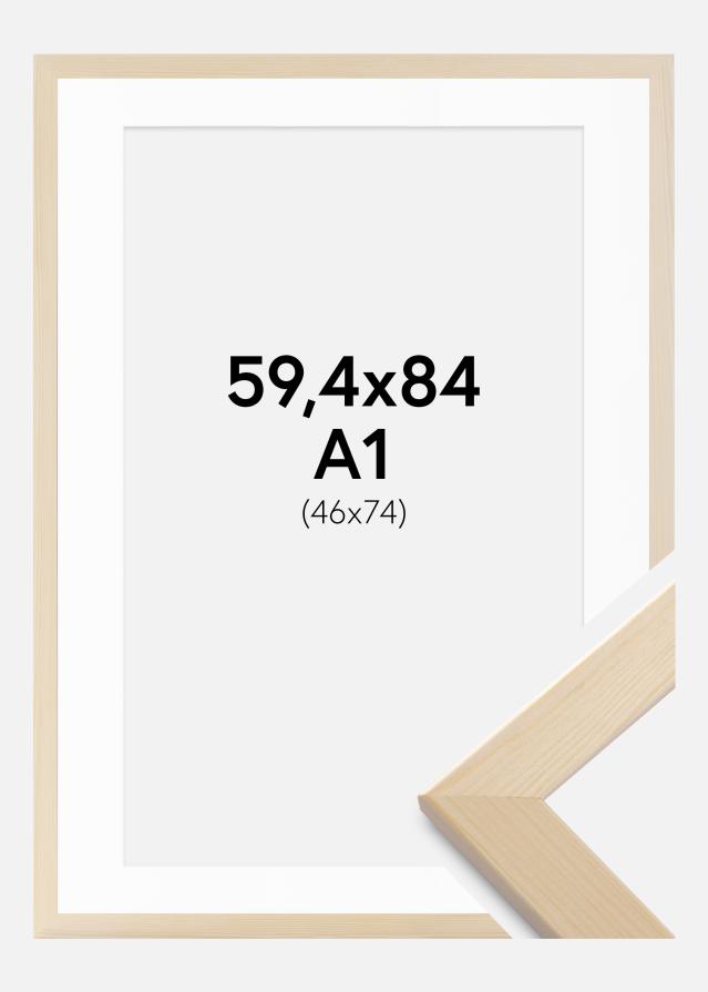 Ram med passepartou Frame Trendline Nature 59,4x84 cm - Mounts White 47x75 cm
