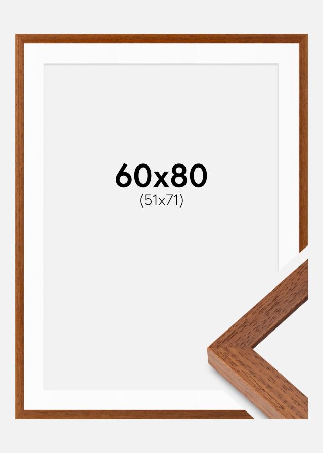 Ram med passepartou Frame Hermes Book 60x80 cm - Mounts White 52x72 cm