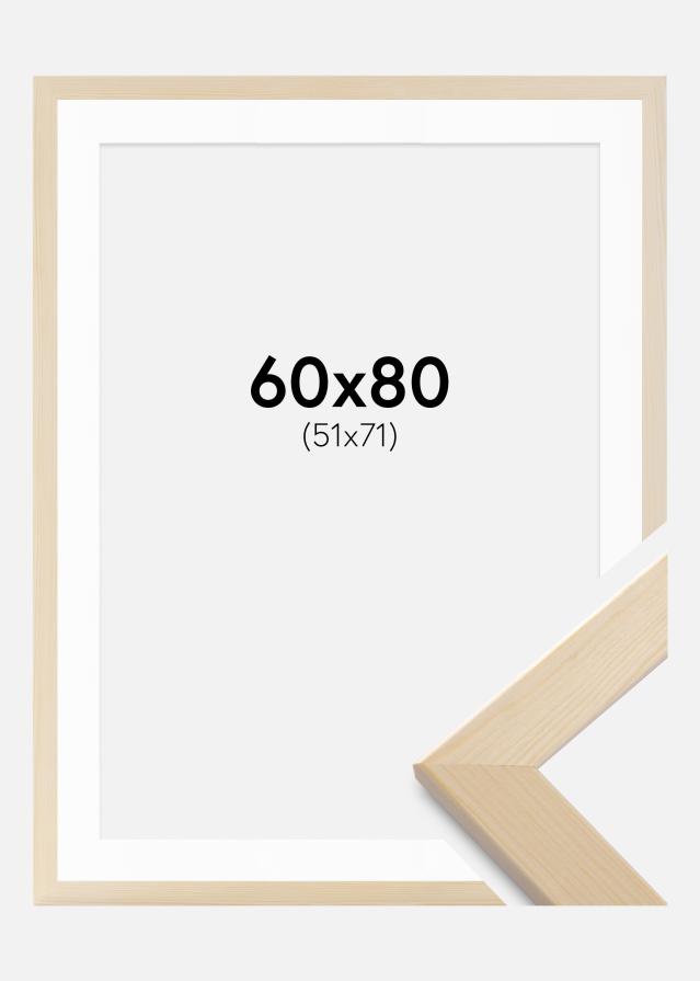 Ram med passepartou Frame Trendline Nature 60x80 cm - Mounts White 52x72 cm