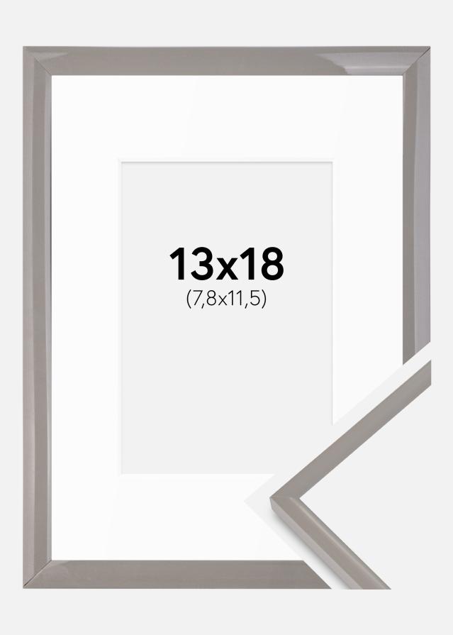 Ram med passepartou Frame New Lifestyle Earth Grey 13x18 cm - Mounts White B7 88x125 mm