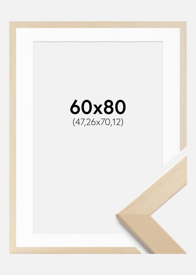 Ram med passepartou Frame Trendline Nature 60x80 cm - Mounts White 19x28 inches