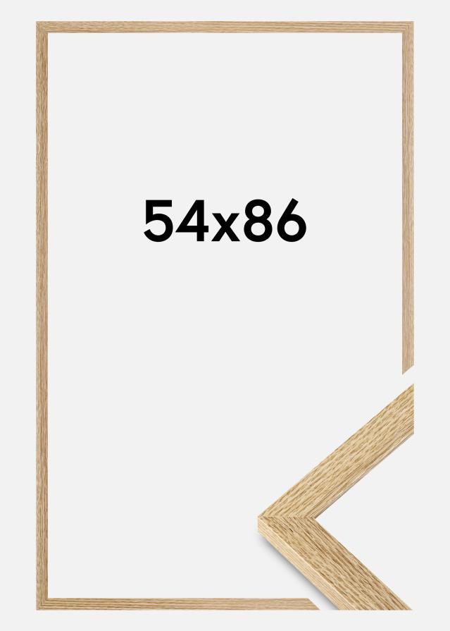 Jämtlands Ramfabrik Frame Selection Acrylic Glass Oak 54x86 cm