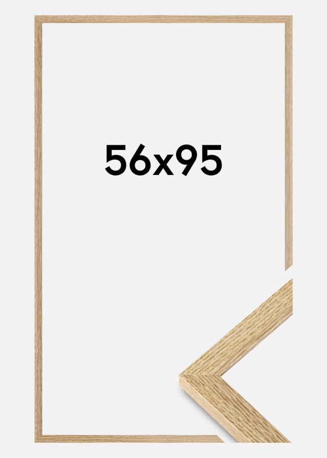 Jämtlands Ramfabrik Frame Selection Acrylic Glass Oak 56x95 cm