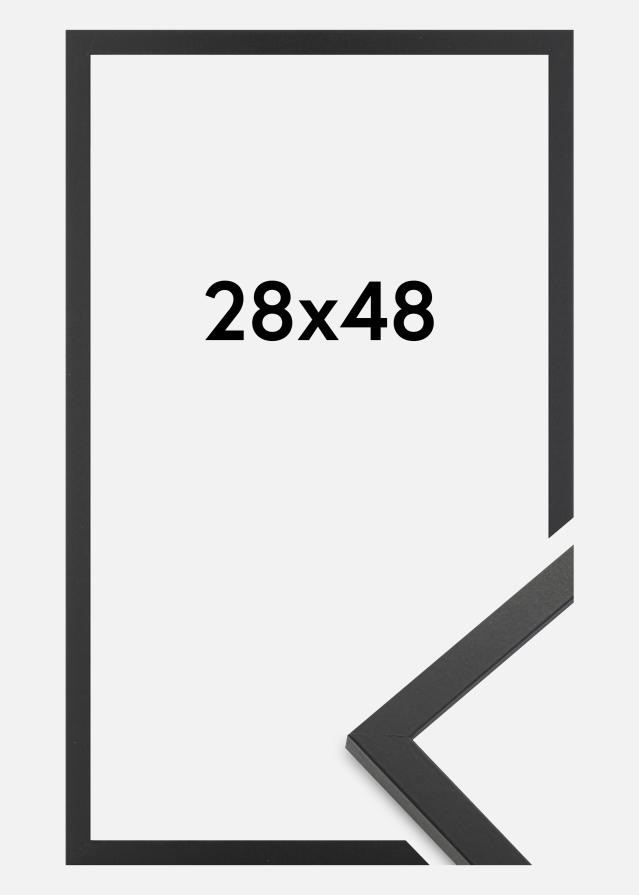 Jämtlands Ramfabrik Frame Trendy Acrylic glass Black 28x48 cm