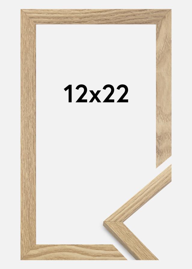 Jämtlands Ramfabrik Frame Trendy Acrylic glass Oak 12x22 cm