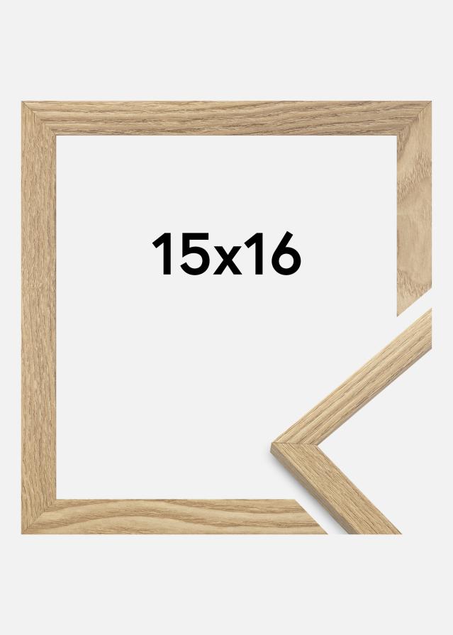Jämtlands Ramfabrik Frame Trendy Acrylic glass Oak 15x16 cm