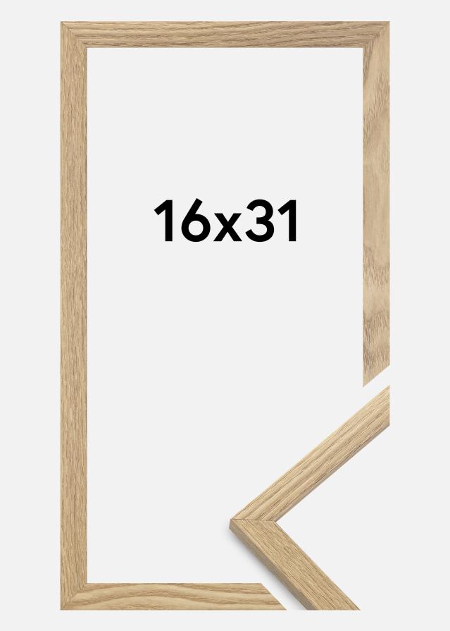 Jämtlands Ramfabrik Frame Trendy Acrylic glass Oak 16x31 cm