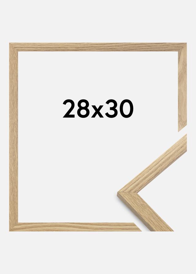 Jämtlands Ramfabrik Frame Trendy Acrylic glass Oak 28x30 cm