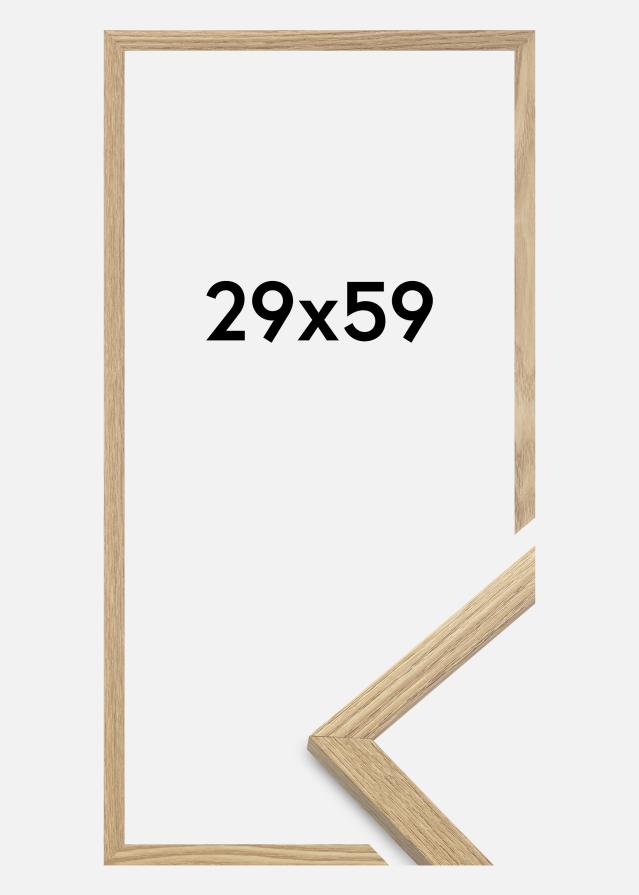 Jämtlands Ramfabrik Frame Trendy Acrylic glass Oak 29x59 cm