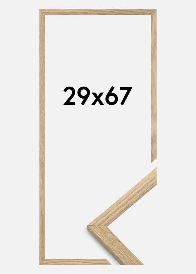 Jämtlands Ramfabrik Frame Trendy Acrylic glass Oak 29x67 cm