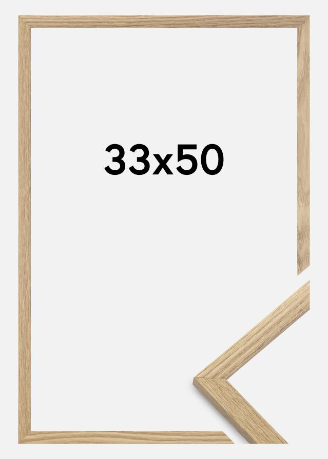 Jämtlands Ramfabrik Frame Trendy Acrylic glass Oak 33x50 cm