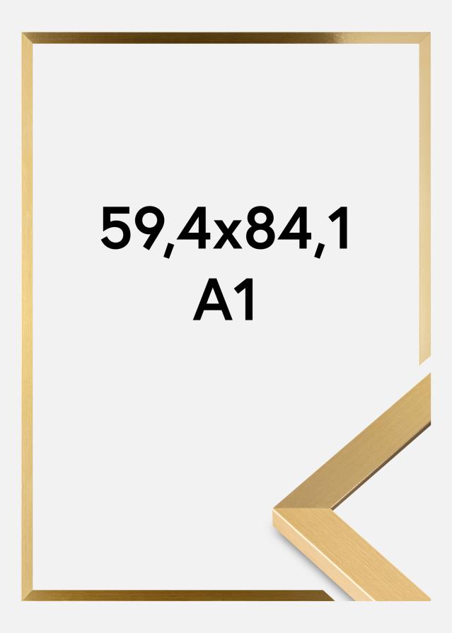 BGA Frame Selection Acrylic Glass Gold 59.4x84 cm (A1)